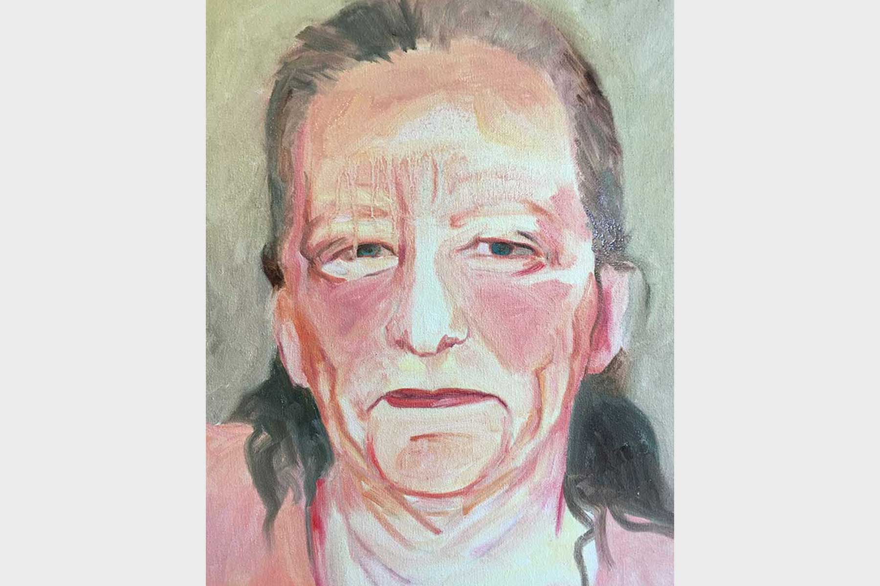 Kate Thompson: oil portrait